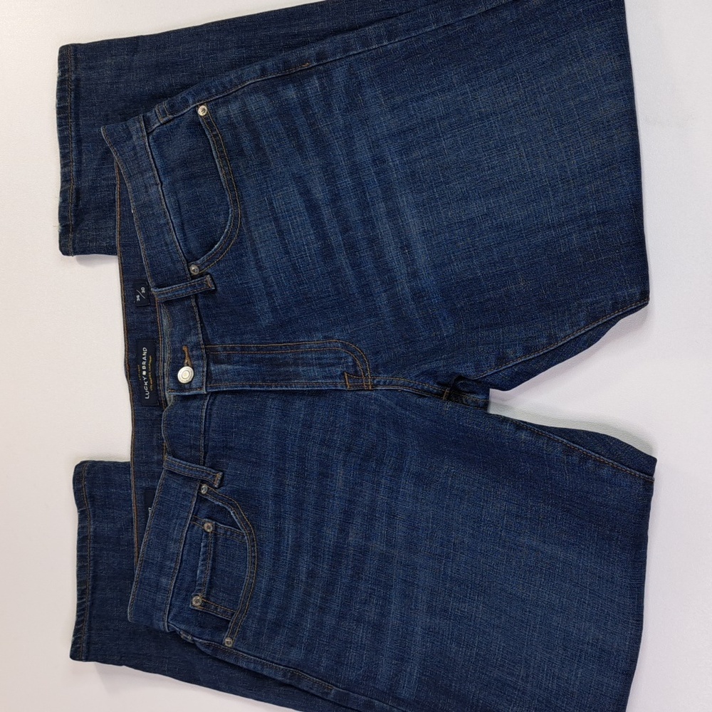 Men's Lucky Brand 221 Straight Blue Jeans Size 36/30 - Picture 8 of 16